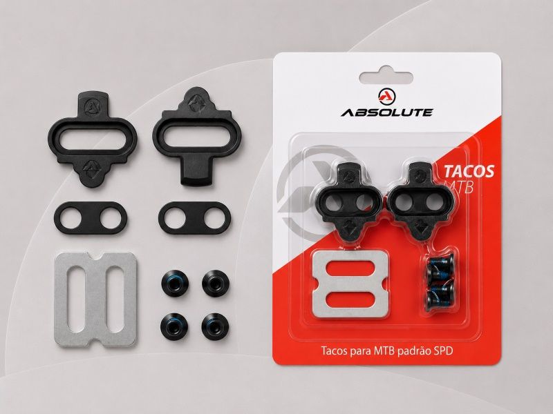 TACO DE PEDAL ABSOLUTE MTB AÇO PTO (52814)
