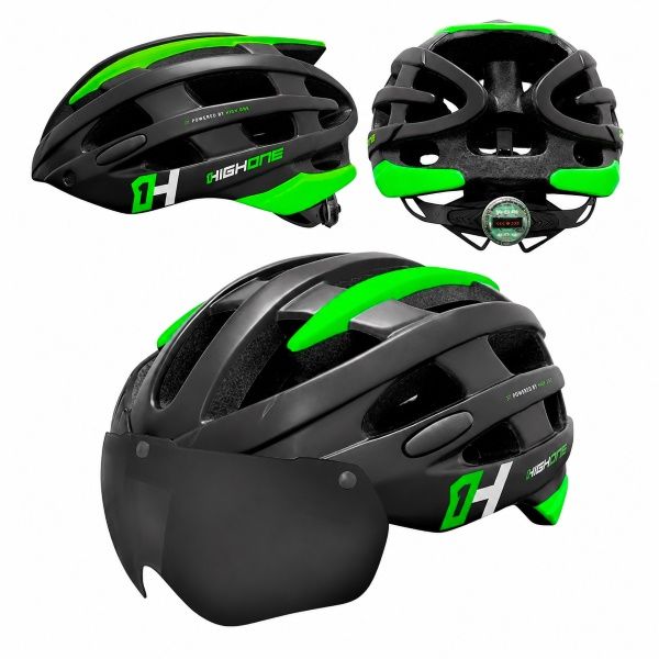 CAPACETE HIGH CASCO C/OCULOS 