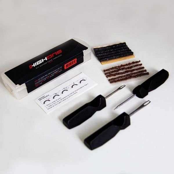 KIT REPARO PNEU TUBELES C/MACAR. HIGH ONE 