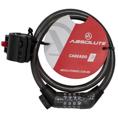 CADEADO ABSOLUTE SEGREDO 80CMX12MM PTO (5...