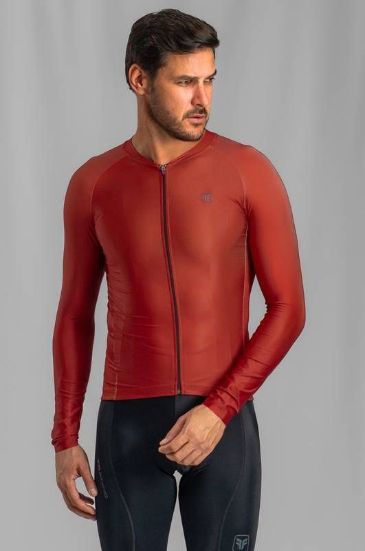 CAMISA FF MASC TRAINING M. LONGA FER/BRNZ...