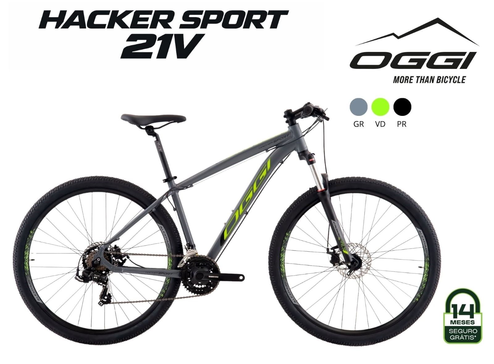 BICICLETA OGGI 29 HACHER SPORT 21V 