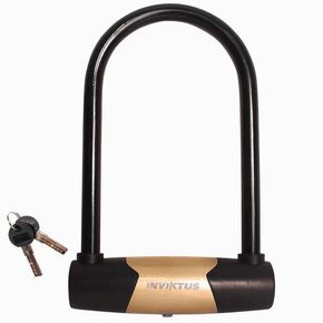 CADEADO INVIKTUS TIPO U 170X245 AÇO PTO 