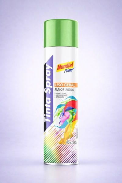 TINTA SPRAY MUNDIAL 400ML VD CLARO 