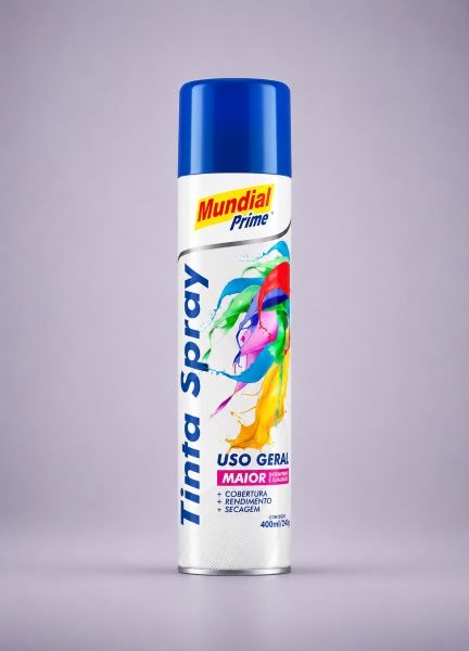 TINTA SPRAY MUNDIAL 400ML AZ ESC.